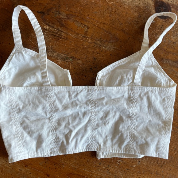 Wilfred White Bustier/Corset Top - Picture 3 of 3